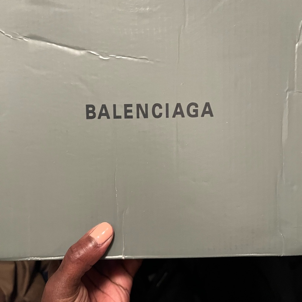 Red balenciaga sneakers
